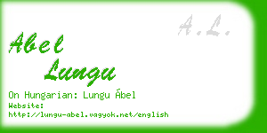 abel lungu business card